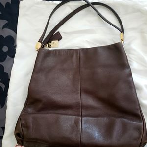 Coach chocolate brown hobo